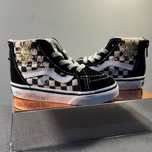 Vans Kids Sneakers Black and White Checkered
